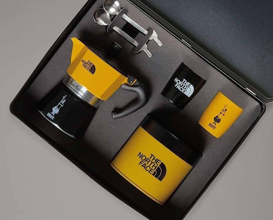إعلان عن North face x Bialetti  moka set