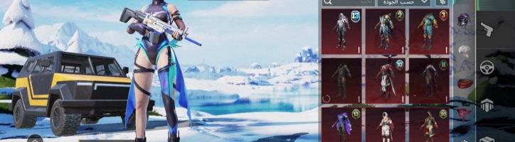 إعلان عن حساب ببجي ١٠ اسلحه ٤٣ مثك