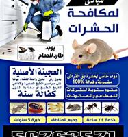 إعلان عن مكافحة حشرات