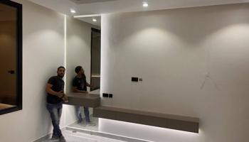 إعلان عن بديل خشب 🪵 صبغ .صباغ. ورق جدران . باركيه خشب. براويز جبس