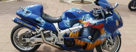 إعلان عن Suzuki Heyabusa