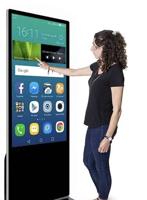 إعلان عن شاشه تفاعليه ذكيه باللمس 50 انش