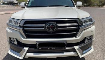 إعلان عن لاند كروزر موديل 2019 VXR S سبورت شرط الفحص الساير