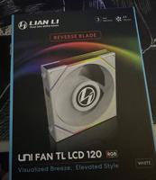 إعلان عن مروحه  lcd lian li يديده new