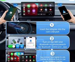 إعلان عن وايرليس كاربلي واندرويد اوتو Wireless Carplay and Android Auto
