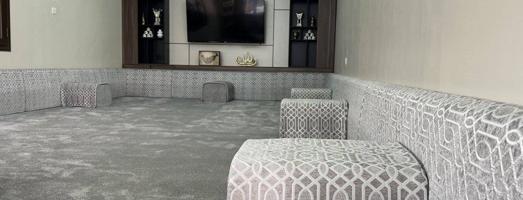 إعلان عن تفصيل وتنجيد مخاد ومراكي اسفنج البغلي وإسفنج سعودي وسجاد تركي حفر