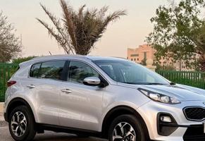 إعلان عن Sportage 2021 original paint except 1 pc excellent condition 2000 cc