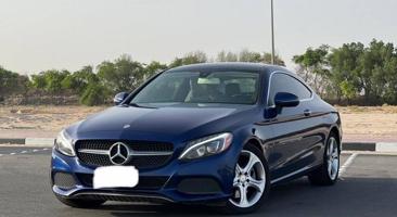 إعلان عن للبيع مرسيدس c300 كحلي وارد امريكا موديل 2017 كامل المواصفات