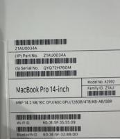 إعلان عن MacBook Pro m3 max- 128GB raam -4TB SSD cycle 31 battery 100%
