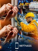 إعلان عن نقوم بجميع الأعمال الكهربائية وصيانتها خدمه علي مدار الساعه