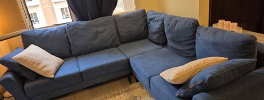 إعلان عن L shape sofa
