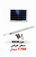 إعلان عن 7.750 دينار نيون علي طاقة الشمسية 80CM يعمل ‏طول الليل