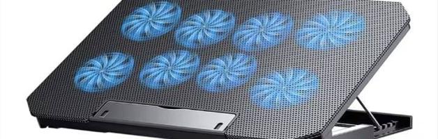 إعلان عن جهازك يسخن؟الأداء يضعف؟مبرد لابتوب بـ 8 مراوح ! الحل عندنا