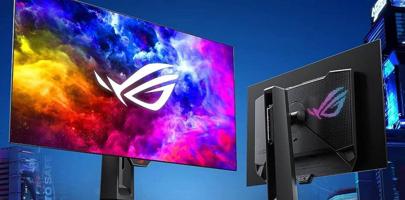 إعلان عن شاشة. ASUS OLED, 480HZ