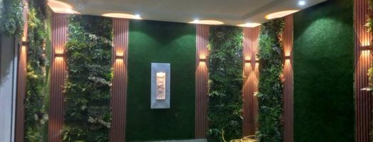 إعلان عن تنسيق وتصميم حدائق وديكورات بديل خشب ثيل صناعي سياج تركي حياكم الله