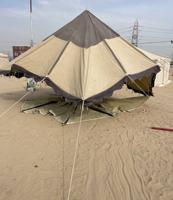 إعلان عن خيمه شفاف مع دوره مياء