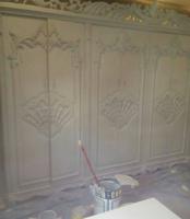 إعلان عن پاکستانی   نجار صباغ باب ریسی کبتات فق وتركيب صیانہ غير لون معلم خالد