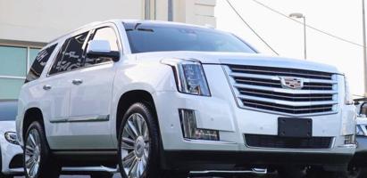 إعلان عن كاديلاك اسكاليد بلاتينيوم 2018 وكاله البحرين تصدير الى الكويت مع تخليص