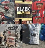 إعلان عن يوجد حطب سمر افريقي وفحم كرتون سداسي وفحم البقرة وحطب زيتون شرط الجودة