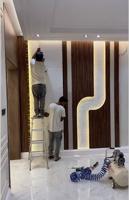 إعلان عن ابو نورا لجميع انواع الديكورات الخشبية والاصباغ وورق الجدران الحديثه