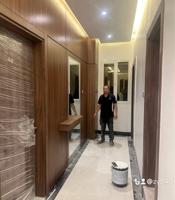 إعلان عن ابوكريم لعمل جميع انواع الديكورات الخشبيه والاصباغ