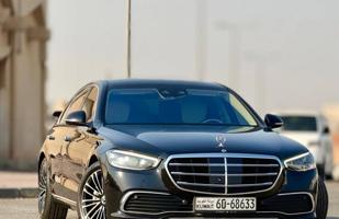 إعلان عن مرسيدس S 2022 حجم 500 وارد وكاله وشرط الفحص كامل