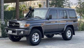 إعلان عن لاند كروس LX نص ماشي 77 صبغ وكاله موديل 2021