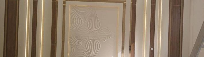 إعلان عن اصباغ وديكورات مودرن حديث صبغ بدون رائحه وديكورات شاشه خلفيه سرير