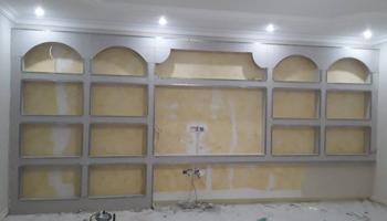 إعلان عن مايكروسمنت ابو مريم لجميع انواع الصبغ الدخلي والخارجي وتركيب ورق الجدر