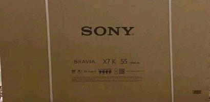 إعلان عن تلفزيون سوني55بوصة جديدبالكرتون