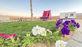 إعلان عن مخيم للايجار