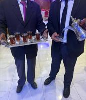 إعلان عن خدمه ضيافة رجال ونساء وجميع مستلزمات الأفراح والمناسبات باقل