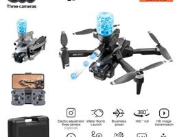 إعلان عن طائرة درون هيلكوبتر ثلاث كاميرات امامية كاميرتين سفلية السعر35