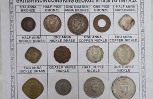 إعلان عن للبيع عملات هنديه الإحتلال البريطاني جورج السادس نوااادر