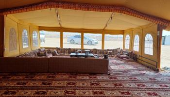 إعلان عن للبيع مشب و خيام جديدة