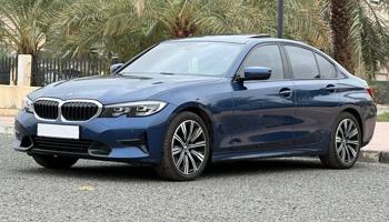 إعلان عن بي إم 320i موديل 2022 ماشي 45 الف تحت الكفاله