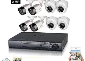 إعلان عن كاميرات مراقبه وانتركم وستاليت واجهزه بصمه وانترنت