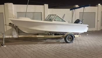 إعلان عن طراد الروضان ١٨ قدم عليه ياماها اندرو ١١٥ التسعينات في اضافات و مجدد