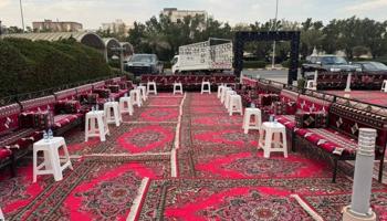 إعلان عن تأجير جميع مستلزمات الأفراح والمناسبات باقل الأسعار
