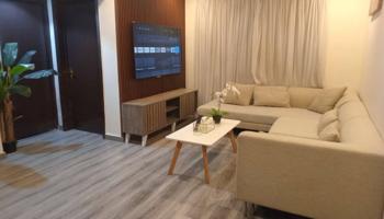 إعلان عن شقه مفروش الايجار ٢ غرفه وصاله ٢ حمام ومطبخ