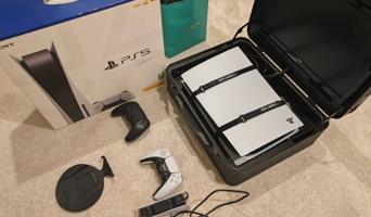 إعلان عن بلايستيشن ps5 مع شاشة poga متنقلة