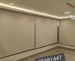 إعلان عن فني تركيب و تفصال ستائر رول عازل