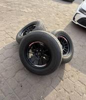 إعلان عن للبيع تواير بريجستون + رنقات لينزو اصليه 18 ( استعمال ٤ شهور فقط )