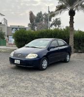 إعلان عن للبيع كورولا موديل 2002 بحالة ممتازة