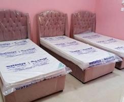 إعلان عن سراير ومرتبه طبي جميع المقاسات متوفره باقل الأسعار توصيل طلبات لجميع م