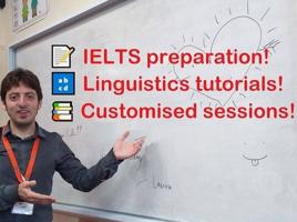 إعلان عن 💁‍♂️ English language lessons and IELTS preparation at your service!