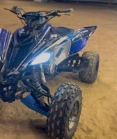 إعلان عن رابتر 700 /2014 فل اكسسوارات عليه دبات باركر ايزي كلج وبريك شرط الفحص