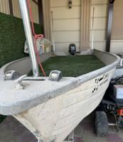 إعلان عن للبيع طراد المنيوم ١٤ قدم نوع كرست لاينر