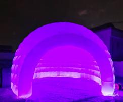 إعلان عن خيمه الغيمه بكامل اغراضها مكينه تفخ + اضاء لدي متعدده الالوان + جنطه