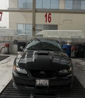 إعلان عن موستنج ماك1 شرط الفحص قير مكينه والشاصي فيه ضربه الموتر ماشي 100